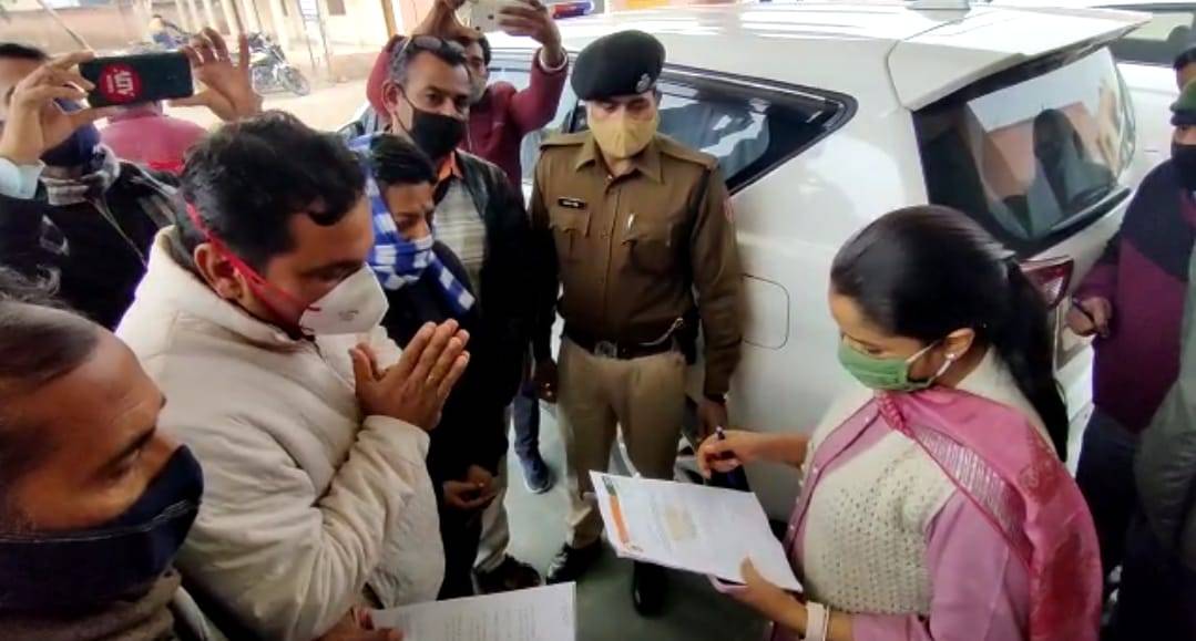 भाजपा शिष्टमंडल ने कलेक्टर को बताई शहर की समस्याएं