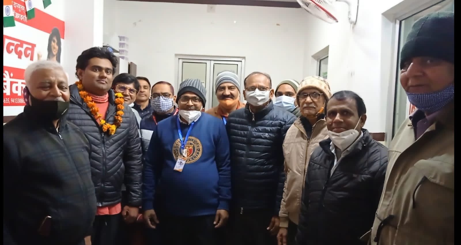 रक्तदान का संदेश लेकर पहुंचे मेल्विन थॉमस का स्वागत