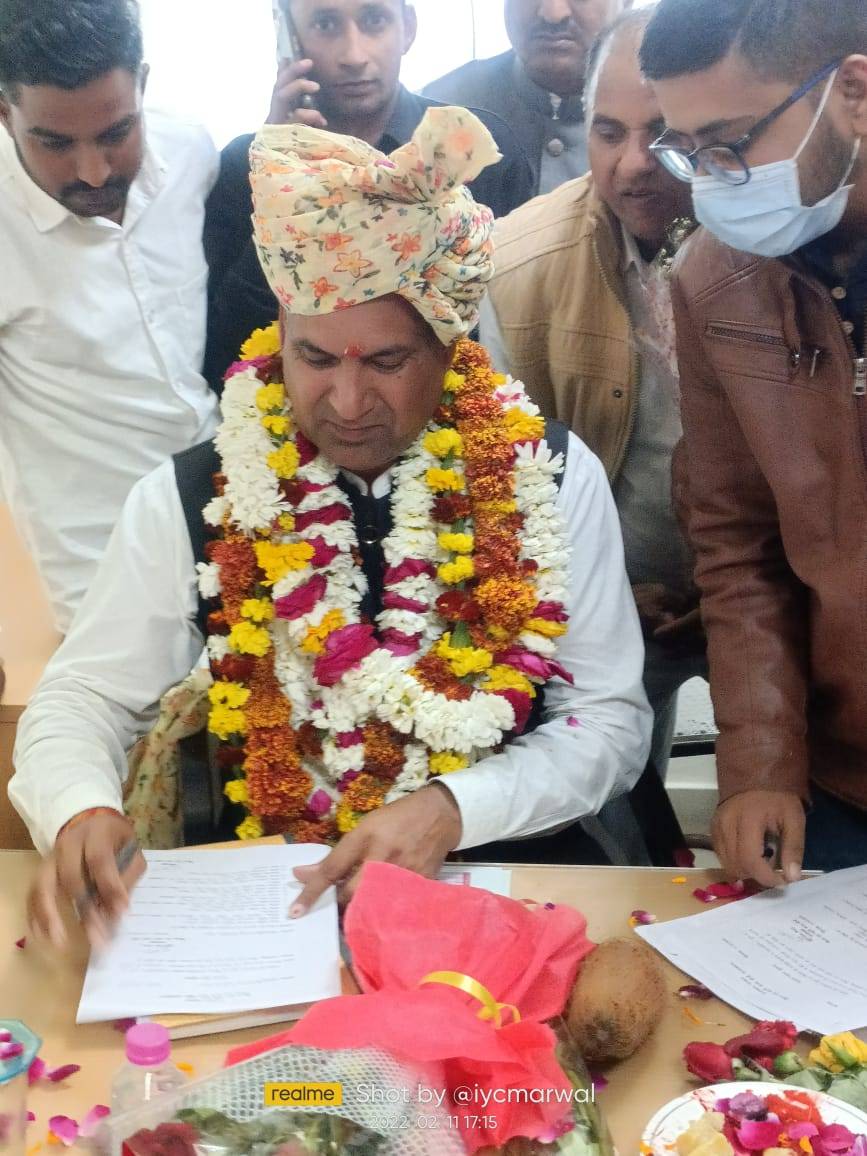 गेदर ने संभाला शिल्प एवं माटी कला बोर्ड उपाध्यक्ष का पदभार
